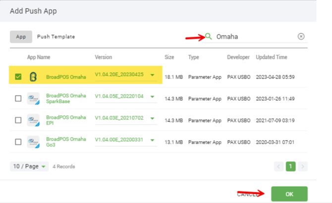 Auto Batch Time on PAX A Series Step 2