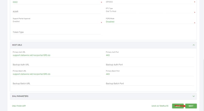 Auto Batch Time on PAX A Series Step 5