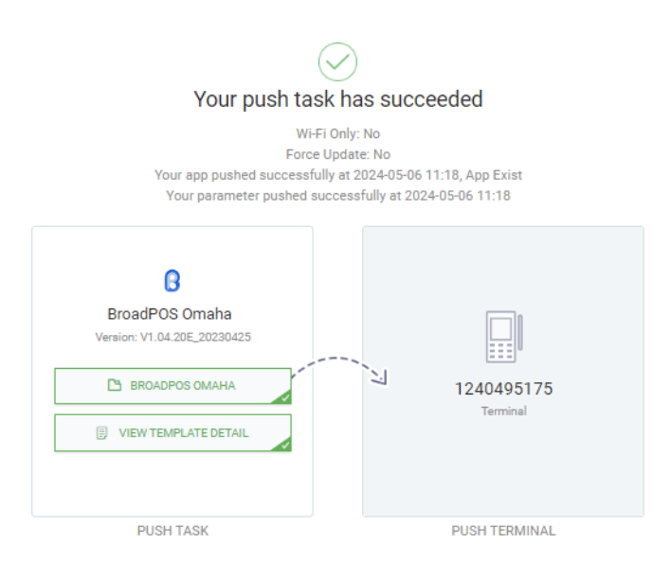Auto Batch Time on PAX A Series Step 7