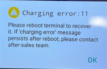 Charging error on A920pro-1