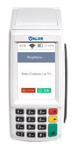 Control Brightness  Valor Terminal Step 4