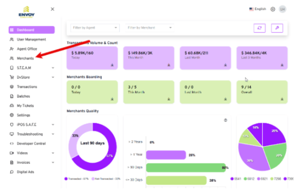 Dejavoo P Series One Time- Step 1