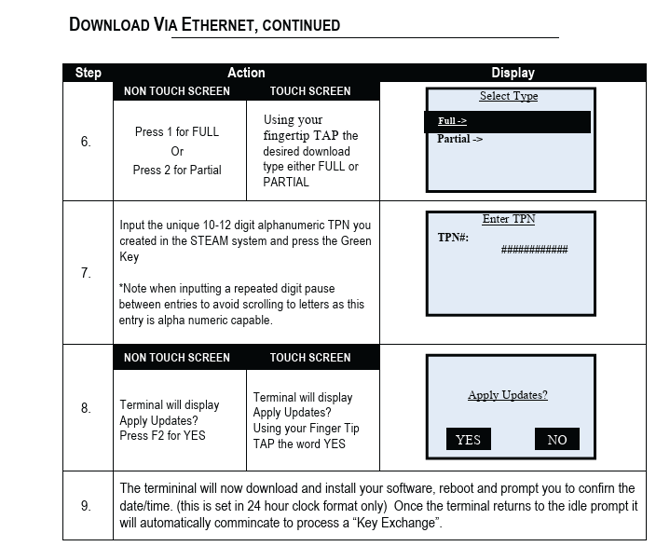 Download Via Ethernet Step 2