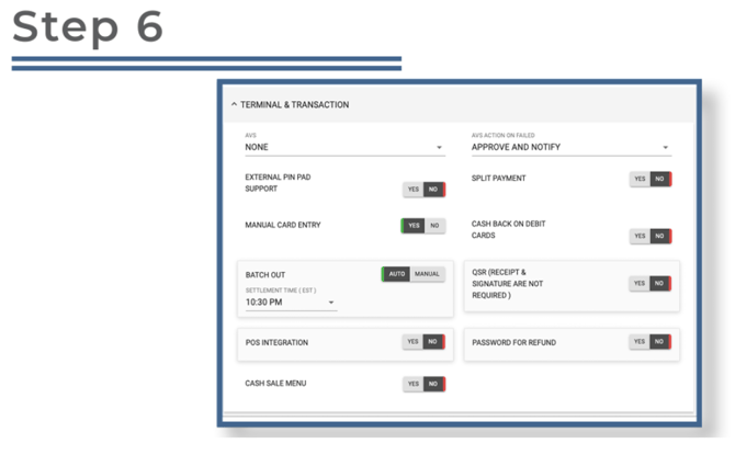 Editing Parameters in Valor Portal- Step 6