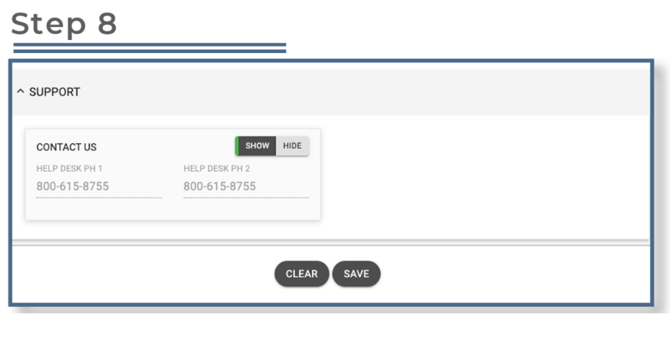 Editing Parameters in Valor Portal- Step 8