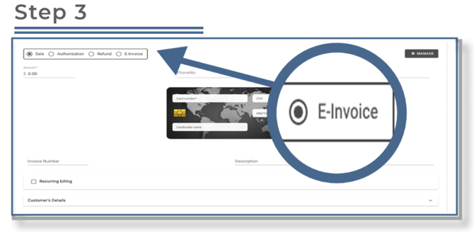 How to do e-invoice- Step 3