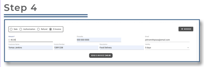 How to do e-invoice- Step 4