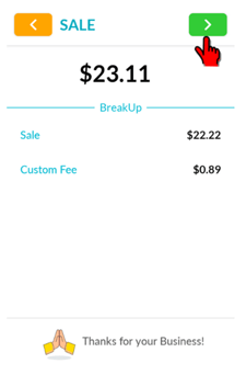 Using Pinpad as virtual terminal step 11