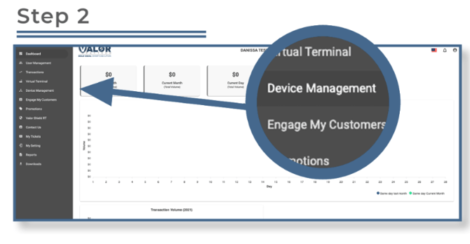 Valor Portal- Enable Tax Step 2