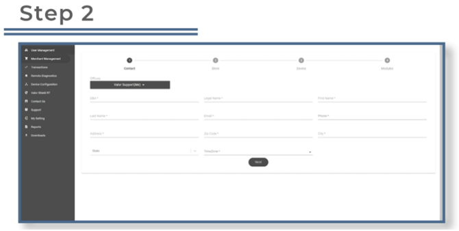 Valor Portal- Perform a full board Step 2