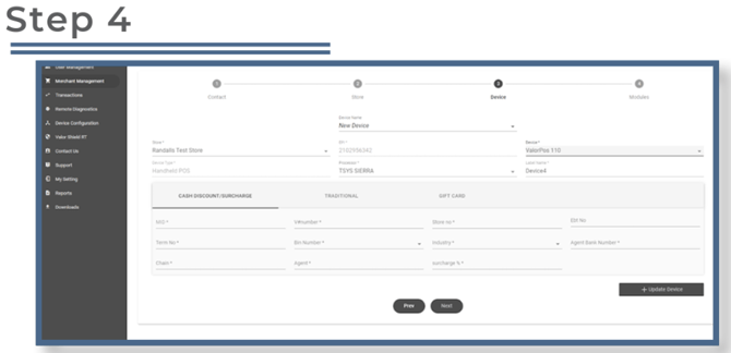 Valor Portal- Perform a full board Step 4