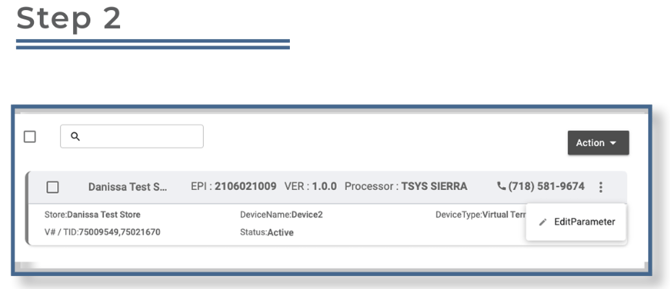 Valor Portal- Set AVS Rules Step 2